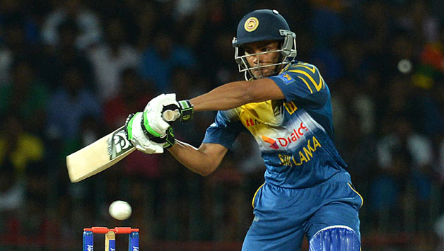 Dhananjaya de Silva was dismissed for 62 in the last over of the innings © AFP