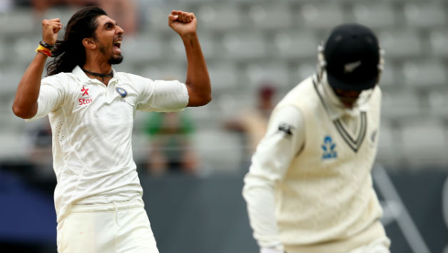 Ishant Sharma took figures of 6 for 51 against New Zealand at Wellington in 2014 © Getty Images