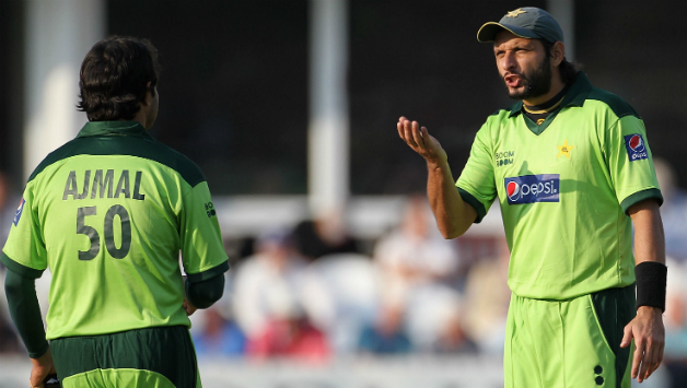 Shahid Afridi (right) was in category A; Saeed Ajmal had last played for Pakistan in Bangladesh in April, 2015 © Getty Images (File Photo)