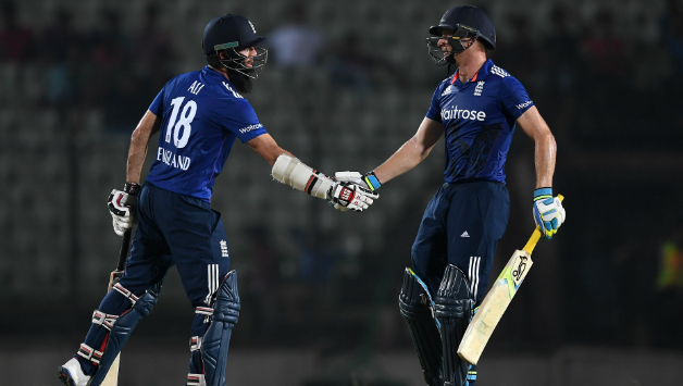 Jos Buttler and Moeen Ali scored 80 and 70 respectively in the practice match © Getty Images 