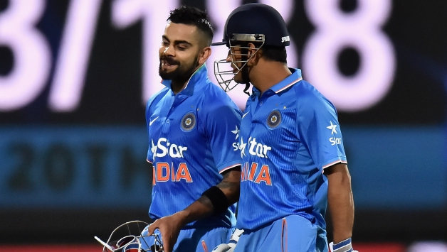 धोनी और कोहली ने चौथे विकेट के लिए 151 रनों की साझेदारी निभाई © Getty Images(file photo)