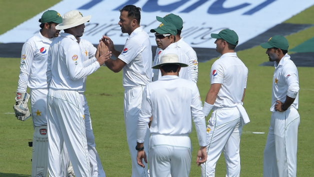 Wahab Riaz drew first blood in the first session © AFP