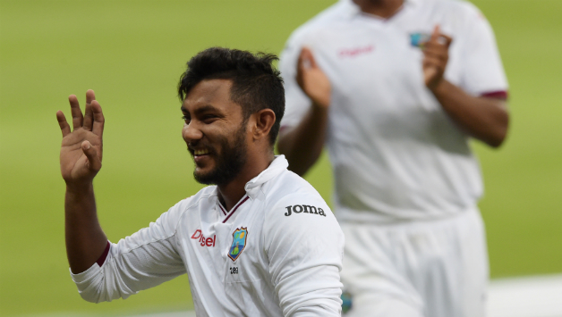 Devendra Bishoo's 8 for 49 has opened up the contest in first Test vs Pakistan © AFP