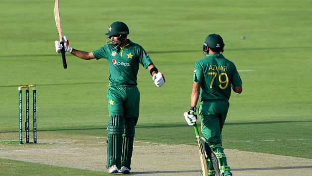 Babar Azam (L) recored 3-consecutive ODI tons against WI © Getty Images