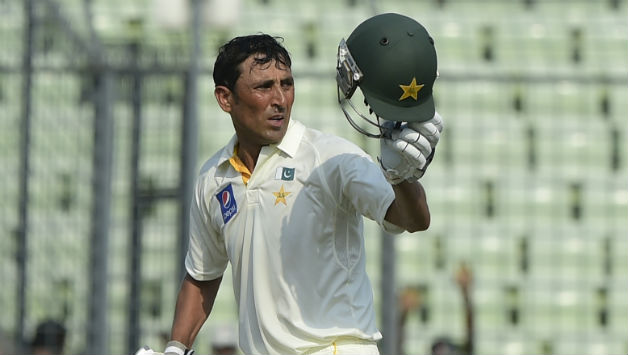 Missing the first Test, Younis Khan scored a valiant century on his comeback match in 2nd Test vs West Indies © AFP