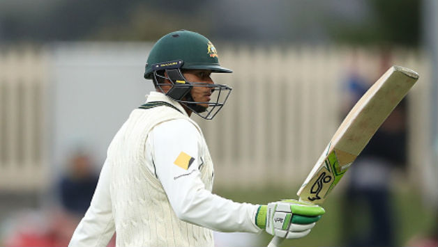 Khawaja remained not-out on 56 © Getty Images