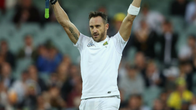 Faf du Plessis scored an unbeaten ton in the day-night Test against Australia at Adelaide © Getty Images 