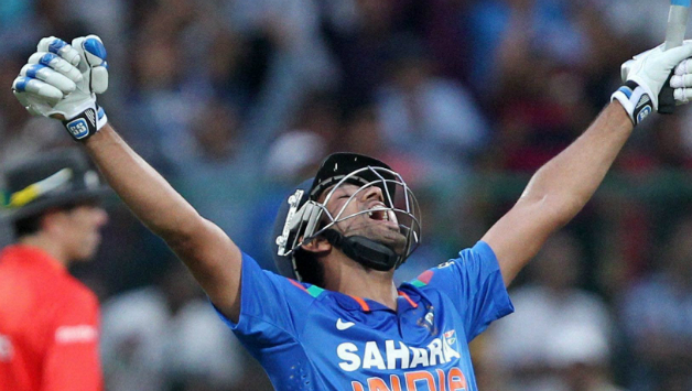 Rohit Sharma waqs second highest individual scorer surpassing Sachin Tendulkar's score of 200 then © PTI