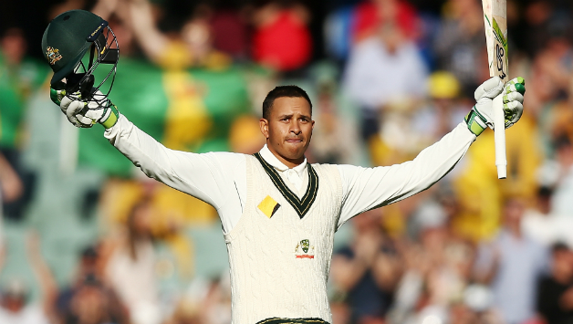 Usman Khawaja had scored 277 run in this series until Tea © Getty Images