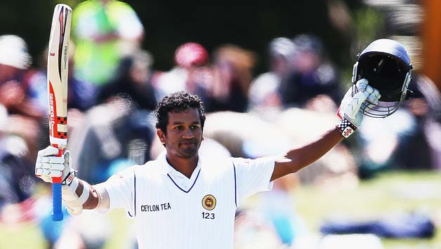 Dimuth Karunaratne scored his 10th Test half-century © Getty Images