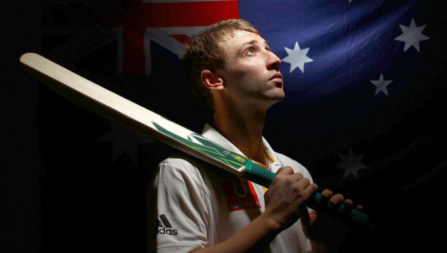 Hughes was hit on the back of the neck in a domestic match at Sydney Cricket Ground on November 25, 2014 © Getty Images