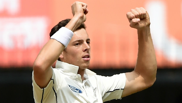 Mitchell Santner was New Zealand's highest wicket-taker in the Test series against India © AFP