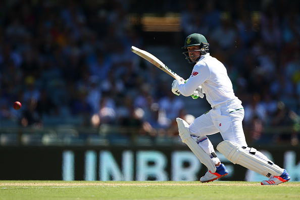 Quinton de Kock is unbeaten at 16 at stumps, Day 3 © Getty Images