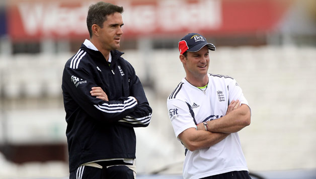 Kevin Pietersen (Left) and Andrew Strauss have a strained relationship of late © Getty Images