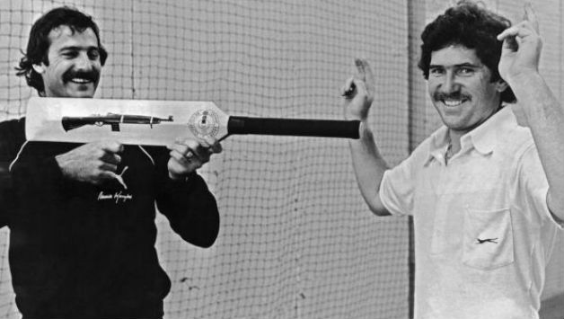 Dennis Lillee (left) and Allan Border (right) © Getty Images