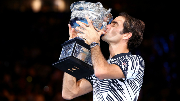 Roger Federer claimed his 5th Australian Open title © Getty Images