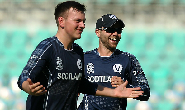 The incident happened in the 16th over of the Scotland innings © Getty Images