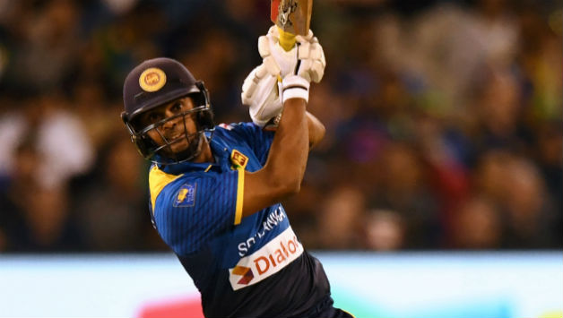 Asela Gunaratne cracked 7 boundaries to score 52 off 37 © AFP