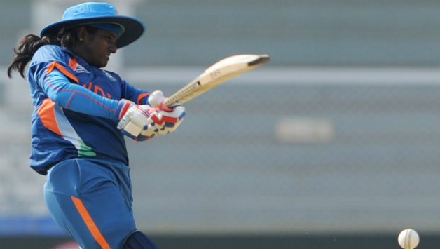 Thirushkamini scored an unbeaten 113 in the match against Ireland Women © AFP