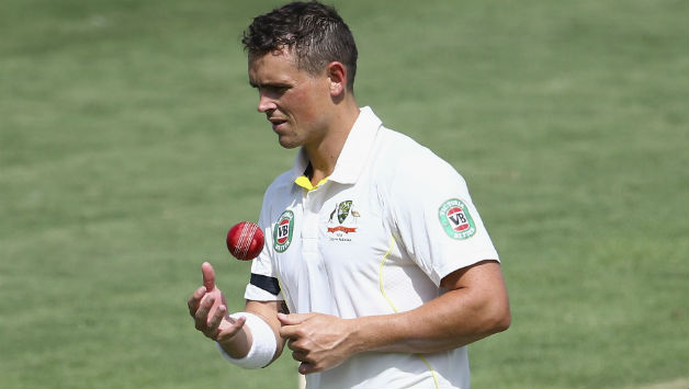 Steve O'Keefe picked up the best figures by an overseas spinner in India as his match haul of 12/70 gave Australia a thumping 333-run win over India in Pune © Getty Images  