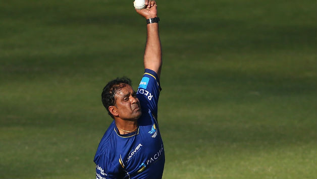 Sunil Joshi in action during MCL 2016 © Getty Images