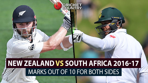 Kane Williamson is on the top for amassing 209 runs while Quinton de Kock gains high marks for scoring 210 runs, 13 catches and 2 stumpings in the series © AFP & Getty Images