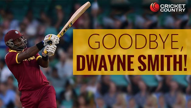 Known as a shorter format specialist, Dwayne Smith retired from with international cricket with a solitary ton in Tests © Getty Images