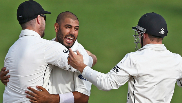 Jeetan Patel ended Day Four with figures of 2 for 22 © Getty Images