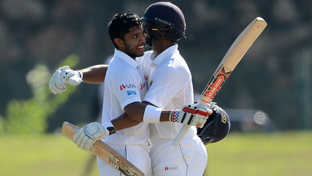 Kusal Mendis and Niroshan Dickwella contributed with the majority of the runs © AFP