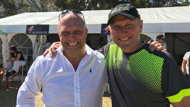 Brett Schultz with one of his favourite teammate Allan Donald © Brett Schultz (Facebook)