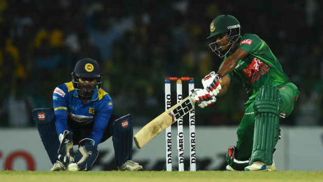 Mosaddek Hossain top-scored for Bangladesh with an unbeaten 34 © AFP