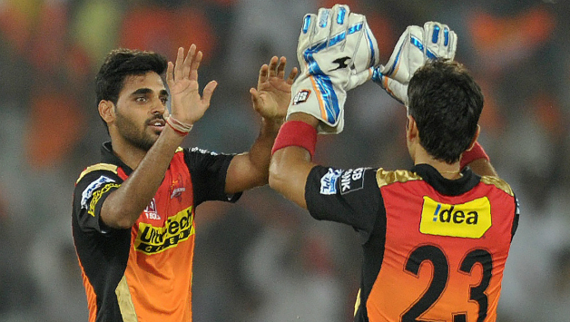 Bhuvneshwar Kumar completed 100 wickets © AFP