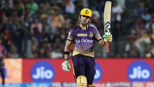 Gautam Gambhir is the Orange Cap holder with 305 runs from 8 games © BCCI