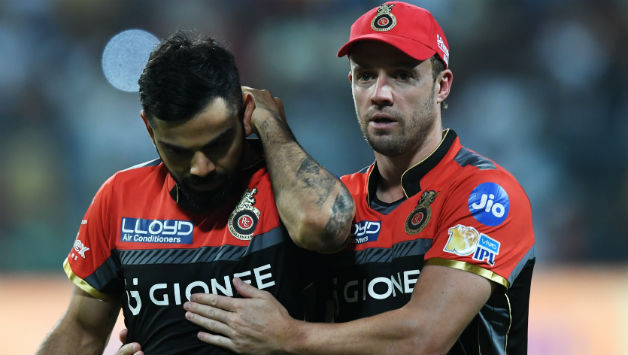 Virat Kohli made 0, while AB de Viliiers scored just 6 runs © AFP