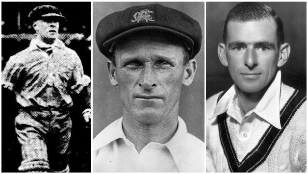 From left: Young Roy Levy (courtesy: Brisbane Courier-Mail) kept his calm, guiding Queensland to a victory amidst much pressure; Clarrie Grimmett (@Getty Images) did the hat-trick, but his dropped catch and wild overthrow cost South Australia the match in the end; Tim Wall (@Getty Images) bowled with pace and hostility; his 7-wicket match haul earned him a Test cap in less than a fortnight after the match.