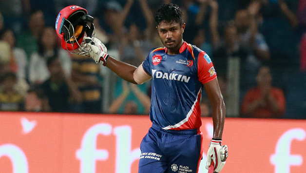Sanju Samson became the first centurion in the 10th edition of IPL © BCCI