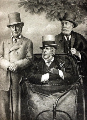 The three founders of I Zingari. From left: Hon. Spencer Ponsonby, John Loraine Baldwin, Frederick Ponsonby © Getty Images