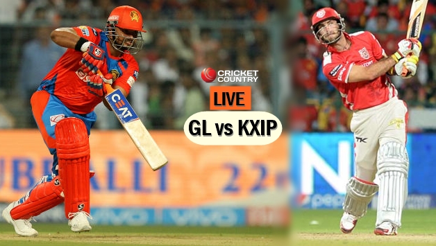 GL are at No. 8 and KXIP are at No. 6 in IPL 2017 points table © BCCI, IANS