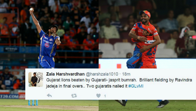 Jasprit Bumrah bowled a brilliant super over against Gujarat Lions © BCCI