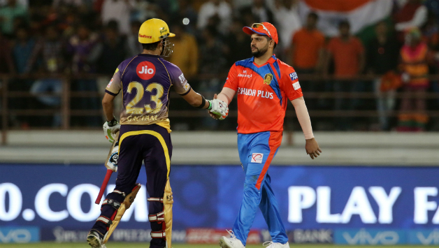 KKR beat GL by 10 wickets in their last encounter © BCCI