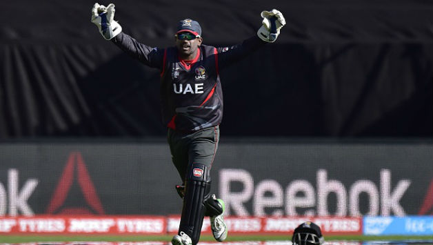 Saqlain Haider scored a brilliant 103 against PNG © AFP