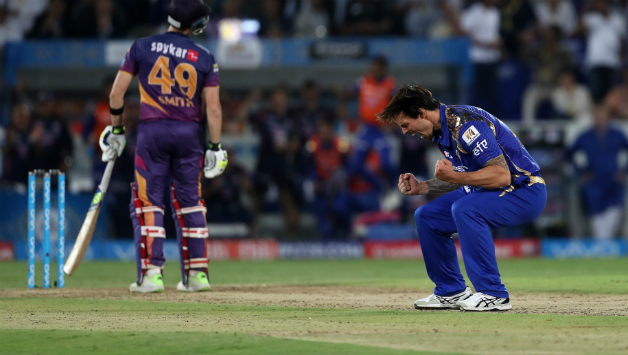 Mitchell Johnson bagged two consecutive wickets in the final over of the match © BCCI