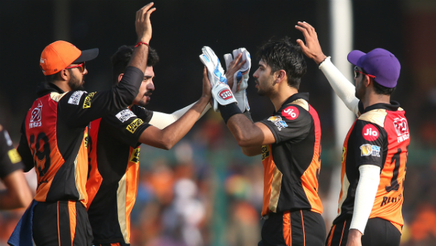 Sunrisers Hyderabad (SRH) registered an eight-wicket win, which helped them to qualify for the IPL 2017 playoffs © BCCI