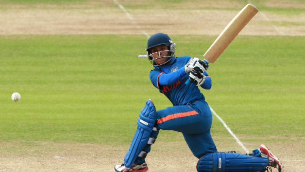 Poonam Raut (Above) scored 109 in the 320-run stand for the first wicket with Deepti Sharma 