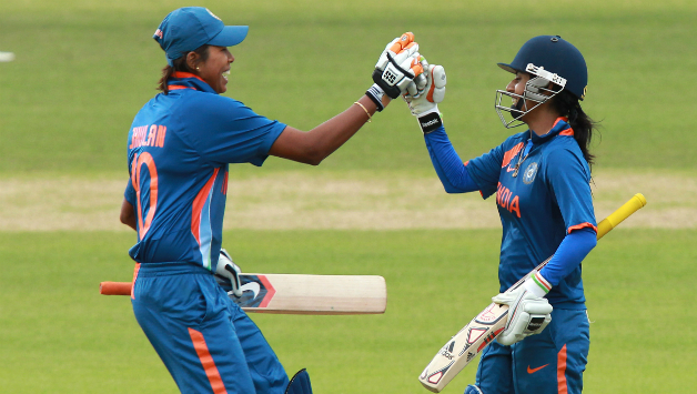 Mithali Raj scored fifty while Jhulan Goswami became the leading wicket-taker in ODIs © Getty Images