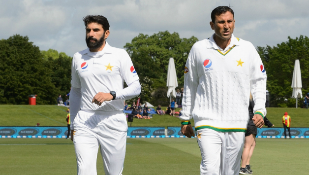 "We are lucky to have Misbah-ul-Haq (left) and Younis Khan (right) in our dressing room. We probably will not realise the significance of this thing but in the next four or five years," said Shan Masood © Getty Images (File Photo)