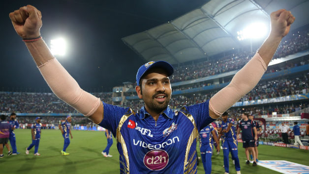 Rohit Sharma became the first captain to lead a side to three IPL titles © BCCI