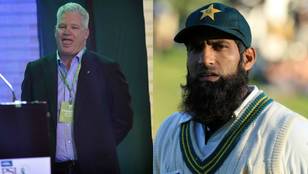 Dean Jones and Mohammad Yousuf © AFP