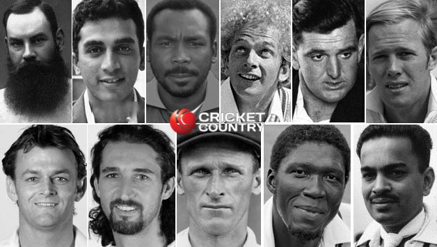 Top, from left: WG Grace, Sunil Gavaskar, Gordon Greenidge, David Gower, Tom Graveney, Tony Greig Bottom, from left: Adam Gilchrist, Jason Gillespie, Clarrie Grimmett, Joel Garner, Subhash Gupte © Getty Images