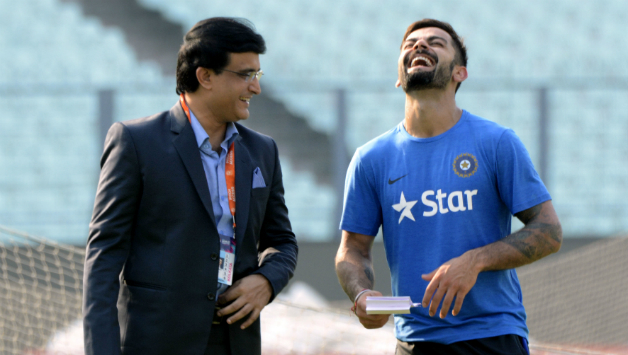 Sourav Ganguly and Virat Kohli © AFP